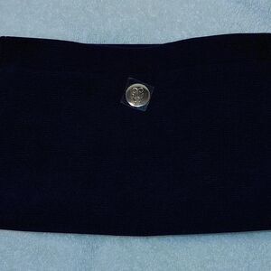 NWT GUERLAIN Velvet navy Blue Makeup Bag